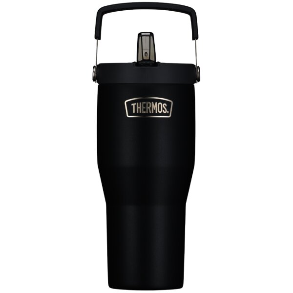 THERMOS Gobelet isotherme RS Flip Straw, 0,85 l, noir