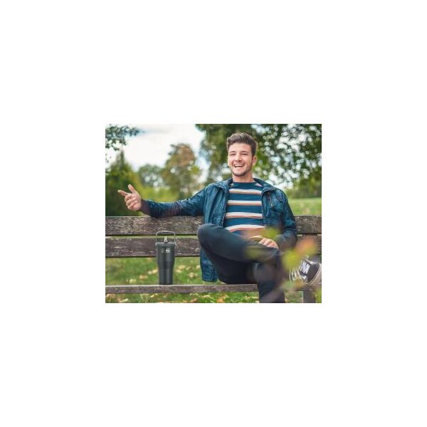 THERMOS Gobelet isotherme RS Flip Straw, 0,85 l, vert