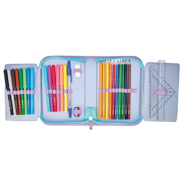 herlitz Étui scolaire Ocean Lights, 31 pièces