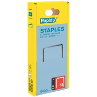 Rapid Agrafe fil fin no. 53, 6 mm, grand paquet