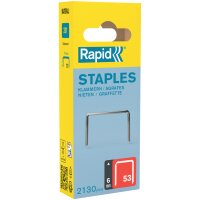 Rapid Agrafe fil fin no. 53, 8 mm, petit paquet