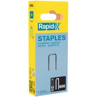 Rapid Agrafe à dos étroit no. 606, 12 mm,...