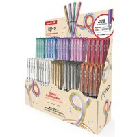 uni-ball Stylo encre gel SIGNO broad, présentoir...