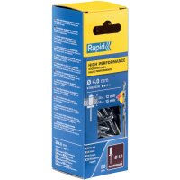 Rapid Blindniete Universal, 4,0 x 18 mm, aus Aluminium
