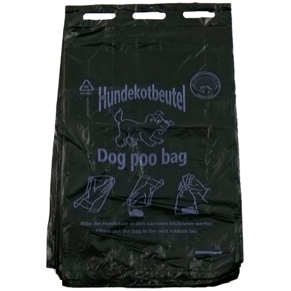 dm-folien Sac à déjections canines, 250x310 mm, bloc, rouge