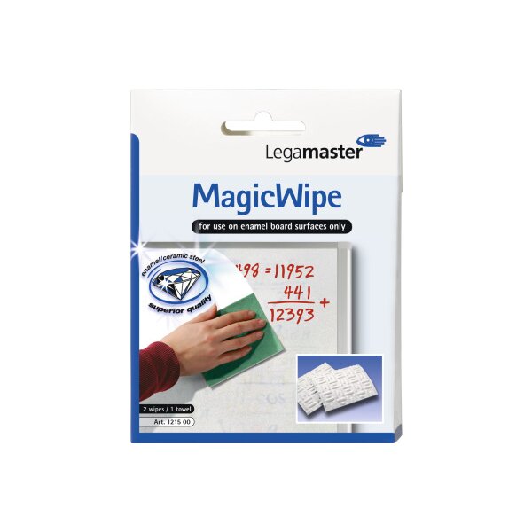 LEGAMASTER Whiteboard -Tücher Magic Wipe 7-121500 3 Tücher