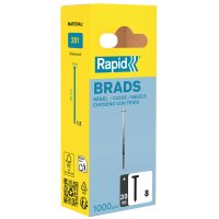 Rapid Nägel Typ 8, 25 mm, galvanisiert, Kleinpackung