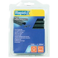 Rapid Zaun-Ringklammern VR22, Kunststoffüberzug, grau