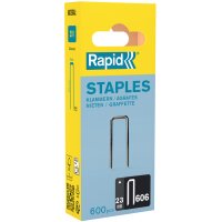 Rapid Agrafe à dos étroit no. 606, 23 mm,...