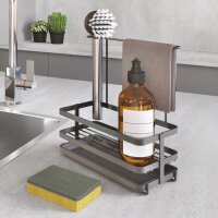 metaltex Rangemment pour évier Tokyo LAVA, noir mat