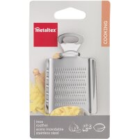 metaltex Râpe à gingembre/ail, inox, argent