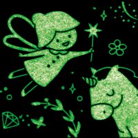 HEYDA Deko-Klebeband Glow in the dark "Geist"