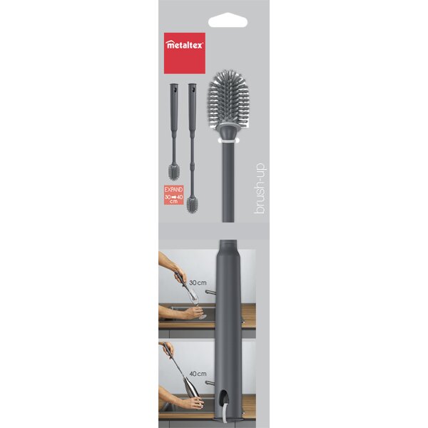 metaltex Goupillon Brush-Up, en PP, gris