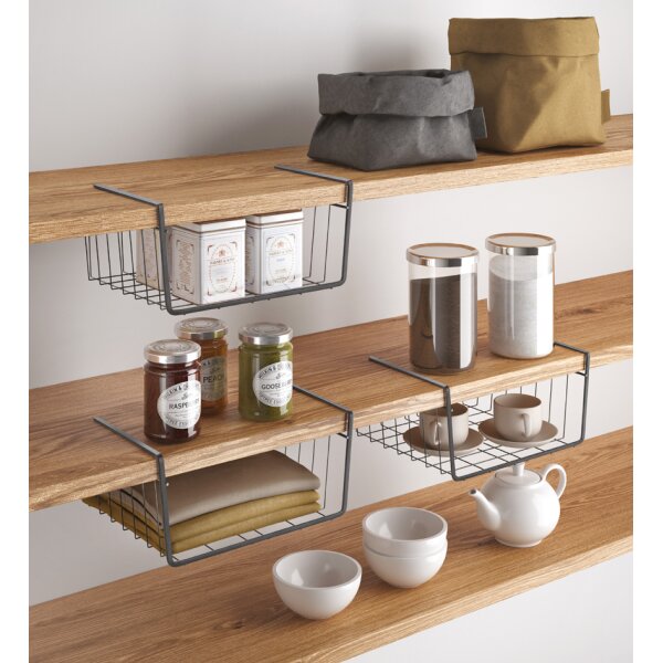 metaltex Panier suspendu Kanguro 40 LAVA, noir mat