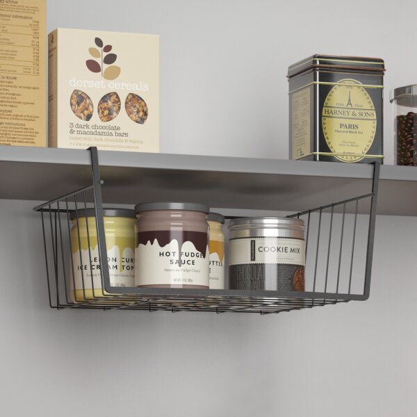 metaltex Panier suspendu Kanguro 40 LAVA, noir mat