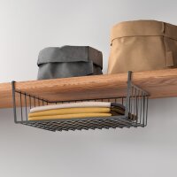 metaltex Schrankkorb Kanguro 40 LAVA, matt-schwarz