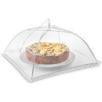 metaltex Fliegenhaube, quadratisch, 350 mm, weiss