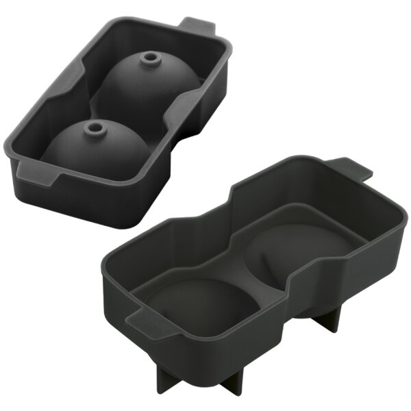 metaltex Bac &agrave; gla&ccedil;ons, en silicone, pour 2 gla&ccedil;ons, noir