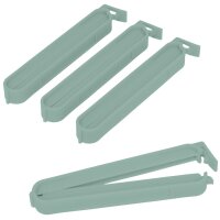 metaltex Beutelclips, lang, Kunststoff, 4er Set