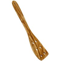 metaltex Spatule perforée, longueur: 300 mm, bois...