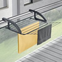 metaltex Heizungs- & Balkon-Wäschetrockner Bries, weiss blau
