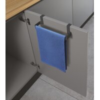 metaltex Handtuchhalter Flex-Bar, ausziehbar, grau