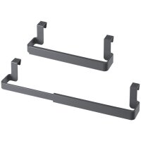 metaltex Handtuchhalter Flex-Bar, ausziehbar, grau