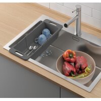 metaltex Égouttoir Drain-Flex, extensible,...