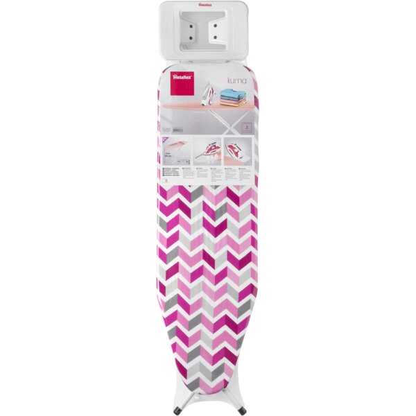 metaltex Table à repasser Kuma, blanc