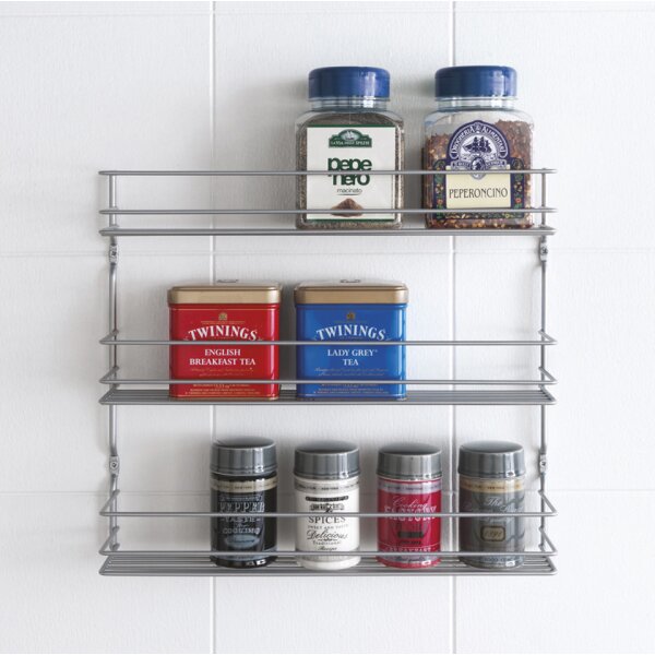 metaltex Gewürzregal Pepito 4, 4 Etagen, silbermetallic