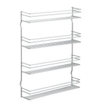 metaltex Gewürzregal Pepito 4, 4 Etagen, silbermetallic