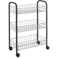 metaltex Allzweckwagen Sprinter, 3 Etagen, silber-schwarz