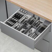 metaltex Schubladen-Organizer Multi-Fit PLUS, ABS, grau