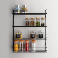 metaltex Gewürzregal Pepito 4 LAVA, 4 Etagen,...