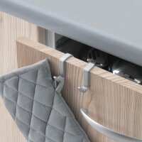 metaltex Doppelhaken Galileo, silbermetallic