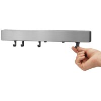 metaltex Magnetleiste Metallika, mit Haken, Edelstahl