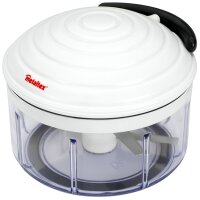 metaltex Hachoir à fruits et légumes Rotomac, 600 ml, blanc