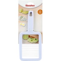 metaltex Coupe-pommes de terre, plastique/inox, blanc