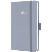 sigel Agenda de poche Jolie Feel 2026, textile, A6, lilas