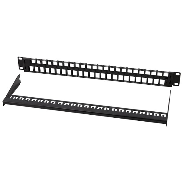 LogiLink 19" Keystone Patch Panel, 48 Port, geschirmt