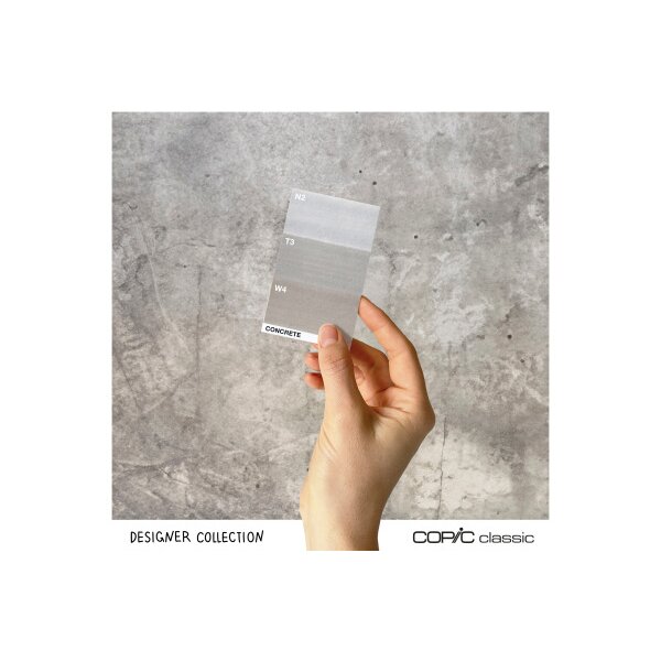 COPIC Marker Classic Designer 200750313 Concrete tints 3 pi&egrave;ces