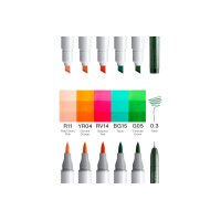 COPIC Marker Ciao Manga Set 22075588 Nami 6 Stück