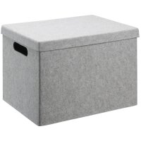 NHG Aufbewahrungsbox VEGA FELT STORAGE, Filz, L, hellgrau