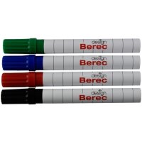 BEREC Whiteboard Marker 1-4mm 952.04.99 4er Etui Klassiker