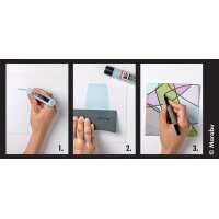 Marabu Kit acrylique Acryl Color Squeegee Art Pastel