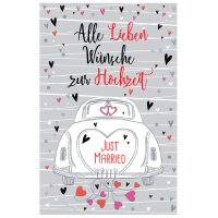 SUSY CARD Hochzeitskarte VW Bus