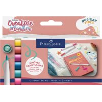 FABER-CASTELL Creative Marker GOLDFABER, 6er Etui Holiday