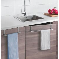 metaltex Handtuchhalter, ausziehbar, Edelstahl