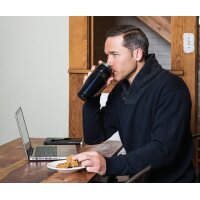 THERMOS Gobelet isotherme STAINLESS KING, 0,47 l, noir