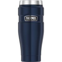 THERMOS Gobelet isotherme STAINLESS KING, 0,47 l, noir